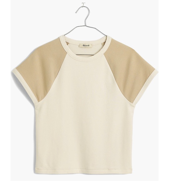 NWT SZ X-SM Made well Color-Block Raglan Baby Tee 🩶 - Picture 4 of 6